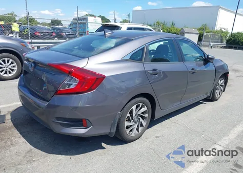 2018 Honda Civic Ex from USA, damaged, VIN 2HGFC2F78JH592375